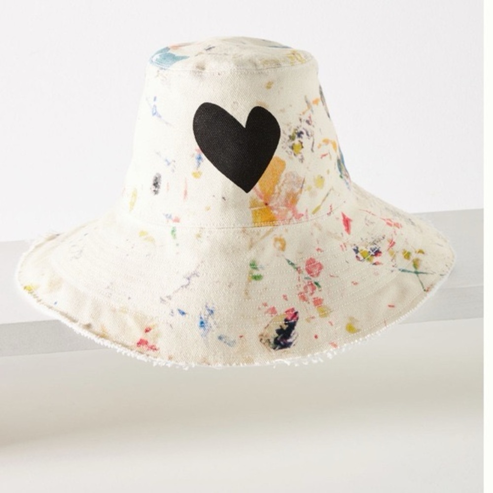 Kerri Rosenthal Paint Spatter Bucket Hat